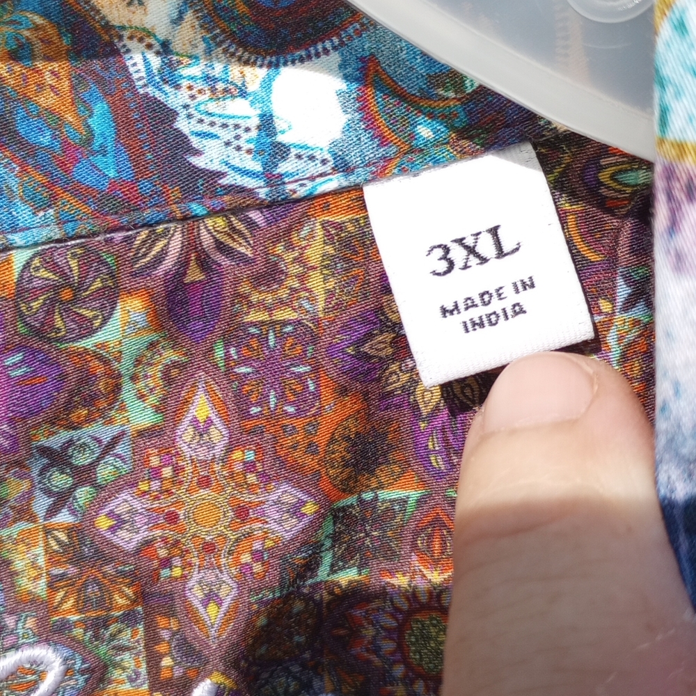 Robert Graham limited edition 3XL short sleeve shirt button down - Picture 4 of 8